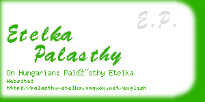 etelka palasthy business card